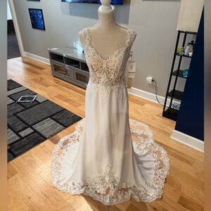 Lace Bridal Gown with Train
